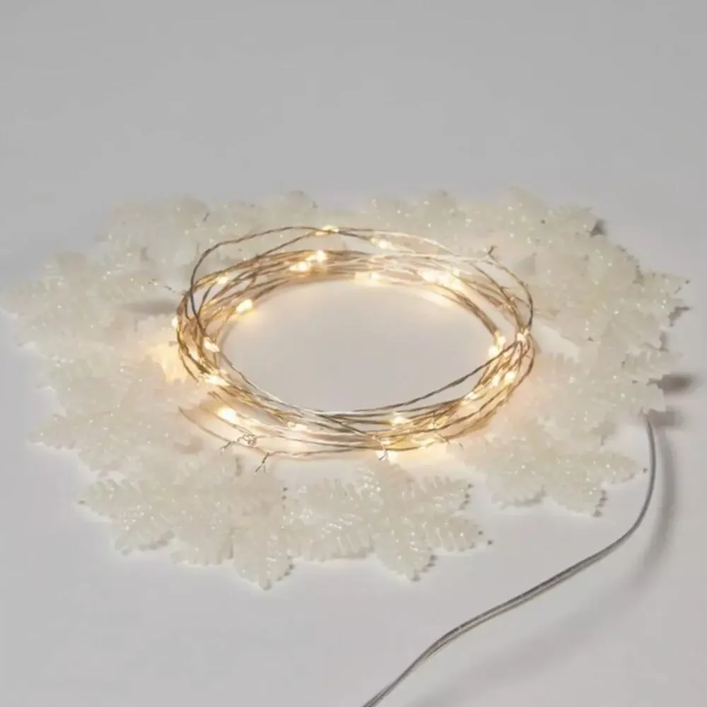 Wondershop LED Snowflake Dewdrop Lights NEW